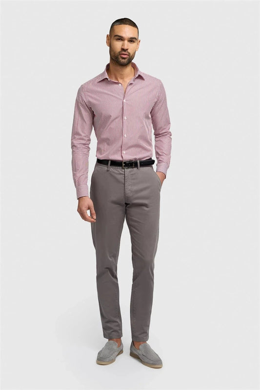 CAVANI ARGIRO RED STRIPE SHIRT