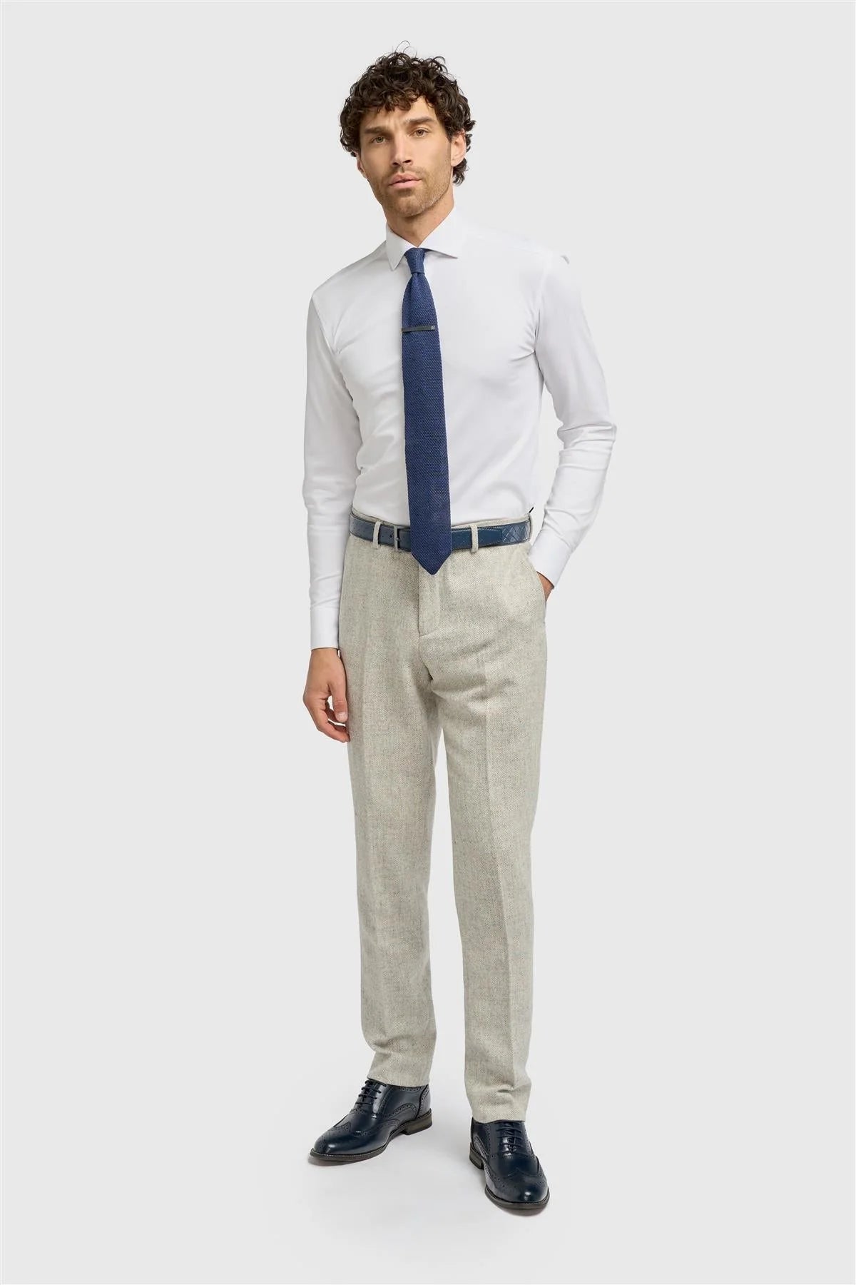 Cavani Thomas Pearl Tweed Trousers