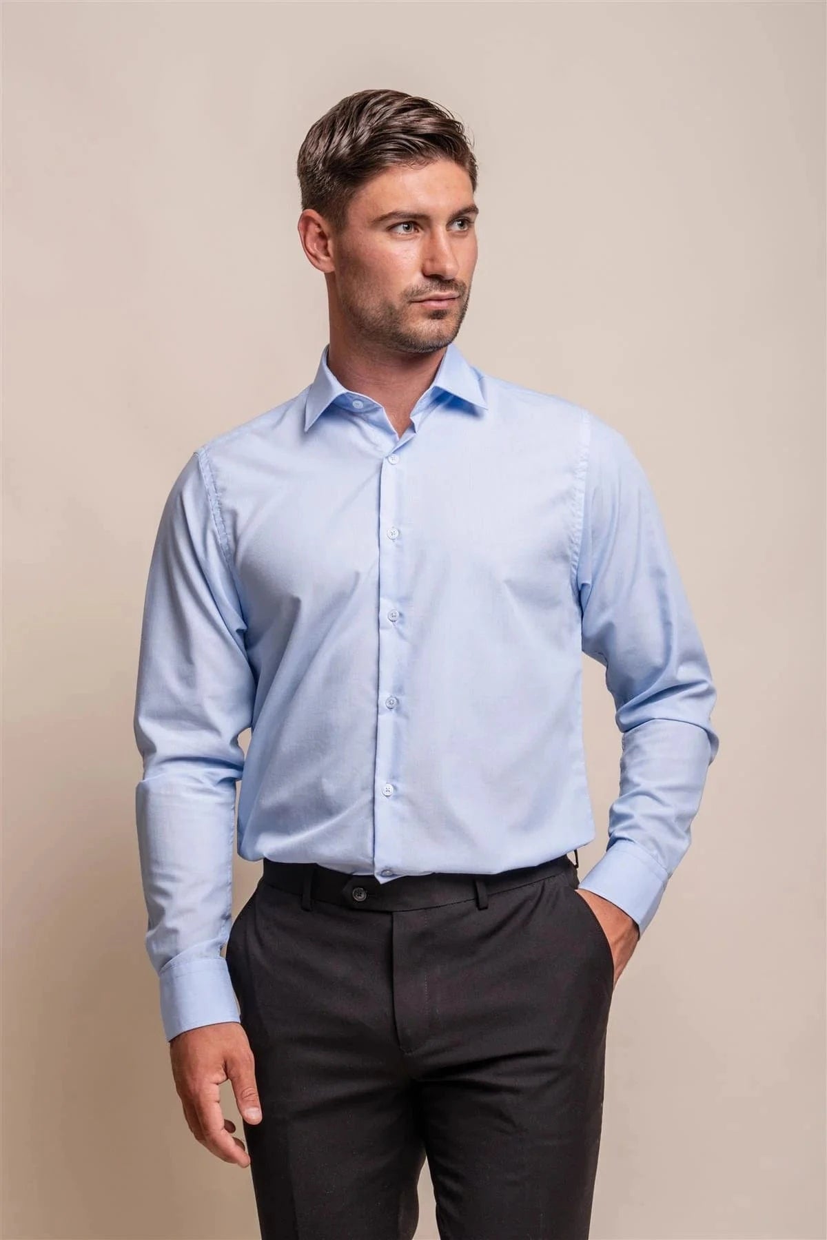 CAVANI MIATTI SKY BLUE TAILORED SHIRT