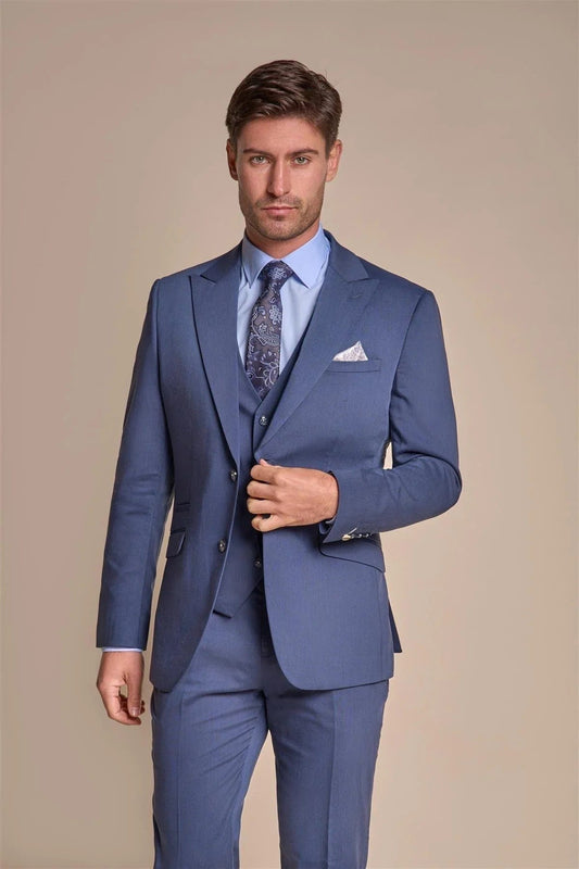 CAVANI SPECTER BLUE 3-PIECE SUIT