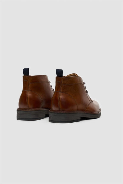 Cavani Austin Tan Leather Boots