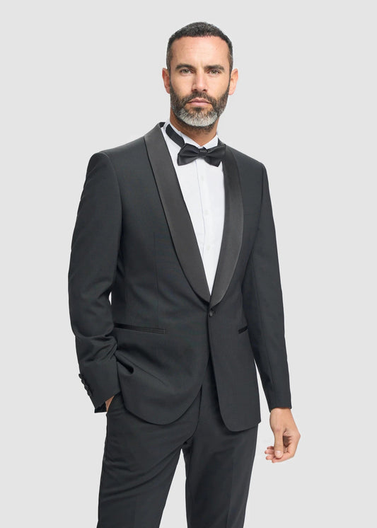 ASPEN BLACK TUXEDO 2-PIECE SUIT