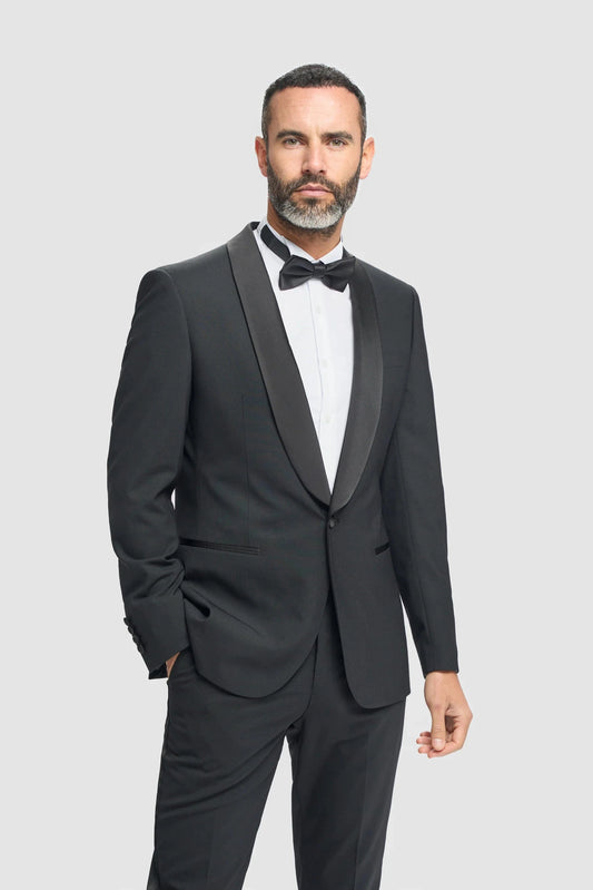 Cavani Aspen Black 2-Piece Suit