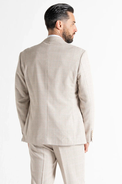 V2 Classic Charles Cream Tweed 3-Piece Suit