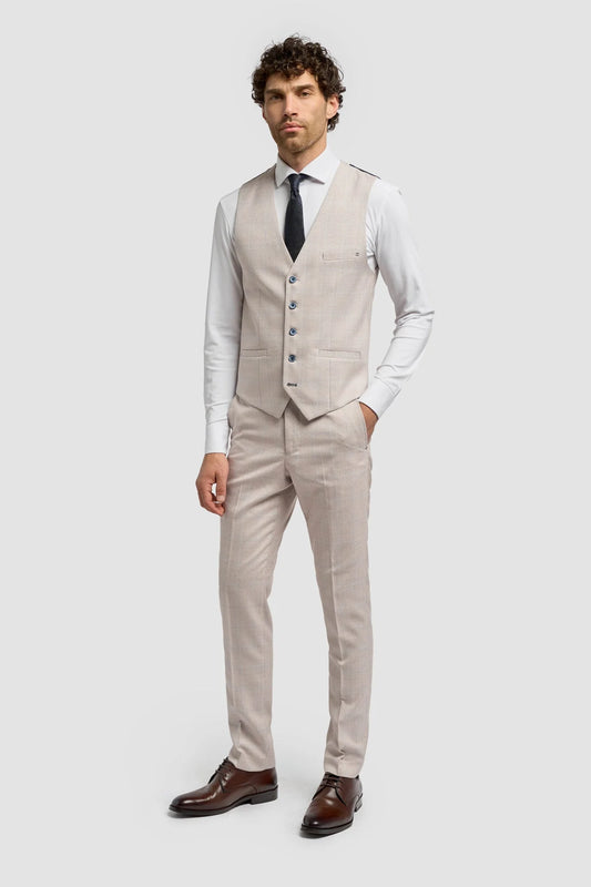 Cavani Caridi Beige Waistcoat