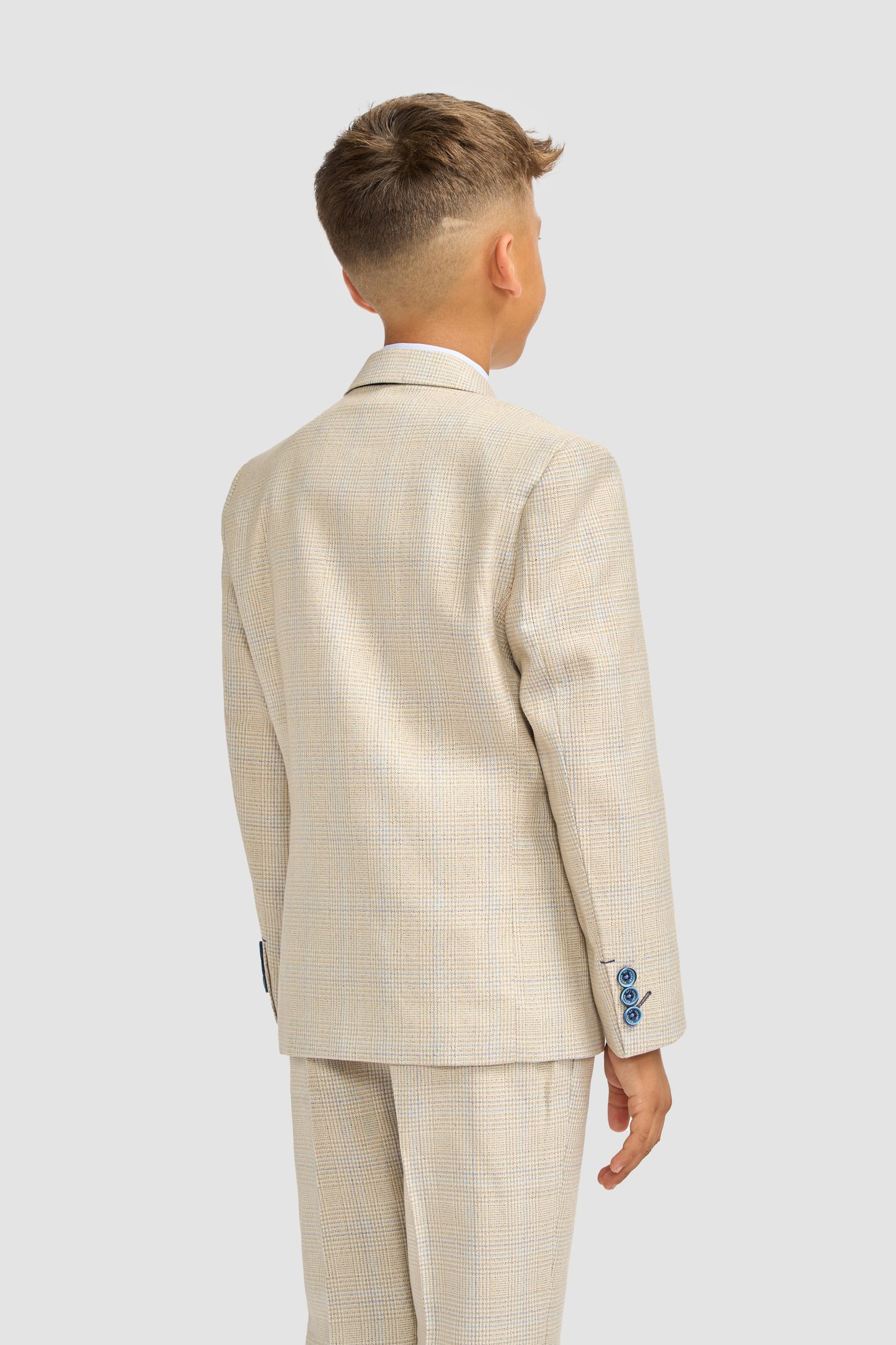 CAVANI CARIDI BOYS BEIGE 3 PIECE SUIT