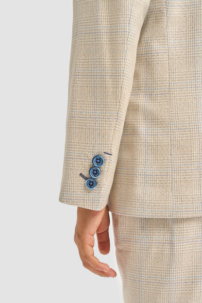 CAVANI CARIDI BOYS BEIGE 3 PIECE SUIT