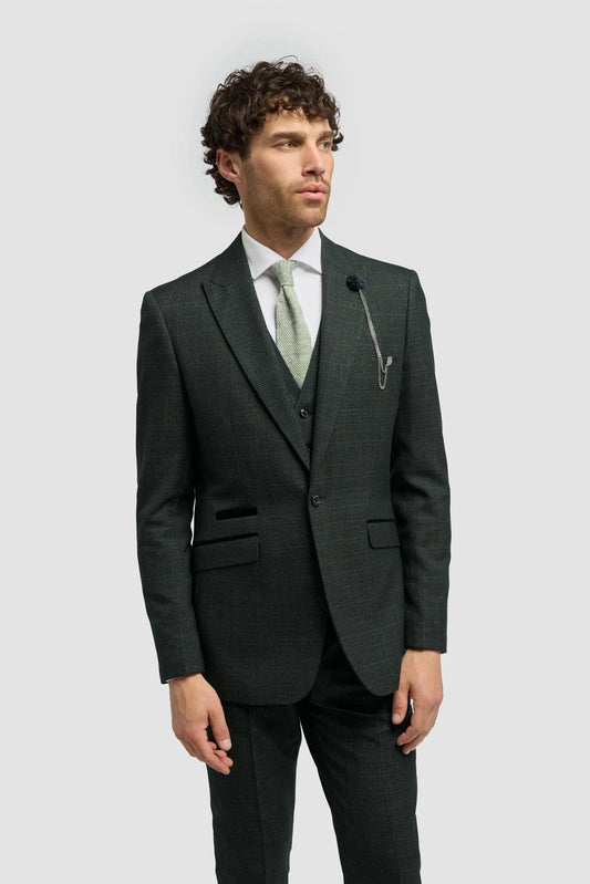 Cavani Caridi Olive Blazer