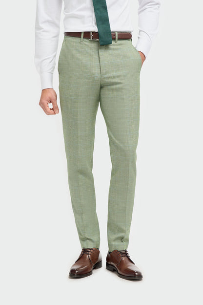 CAVANI CARIDI SAGE CHECK 3-PIECE SUIT