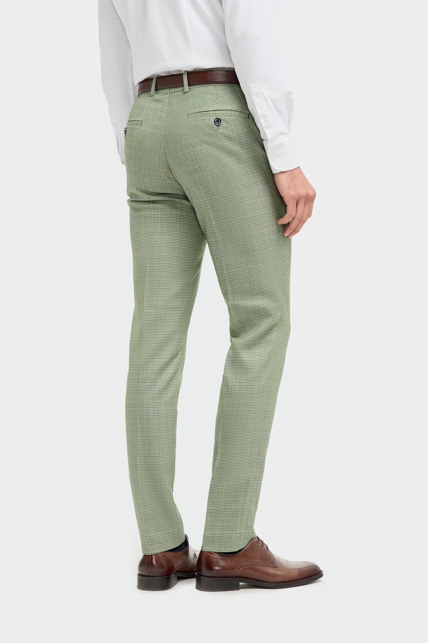 CAVANI CARIDI SAGE CHECK 3-PIECE SUIT