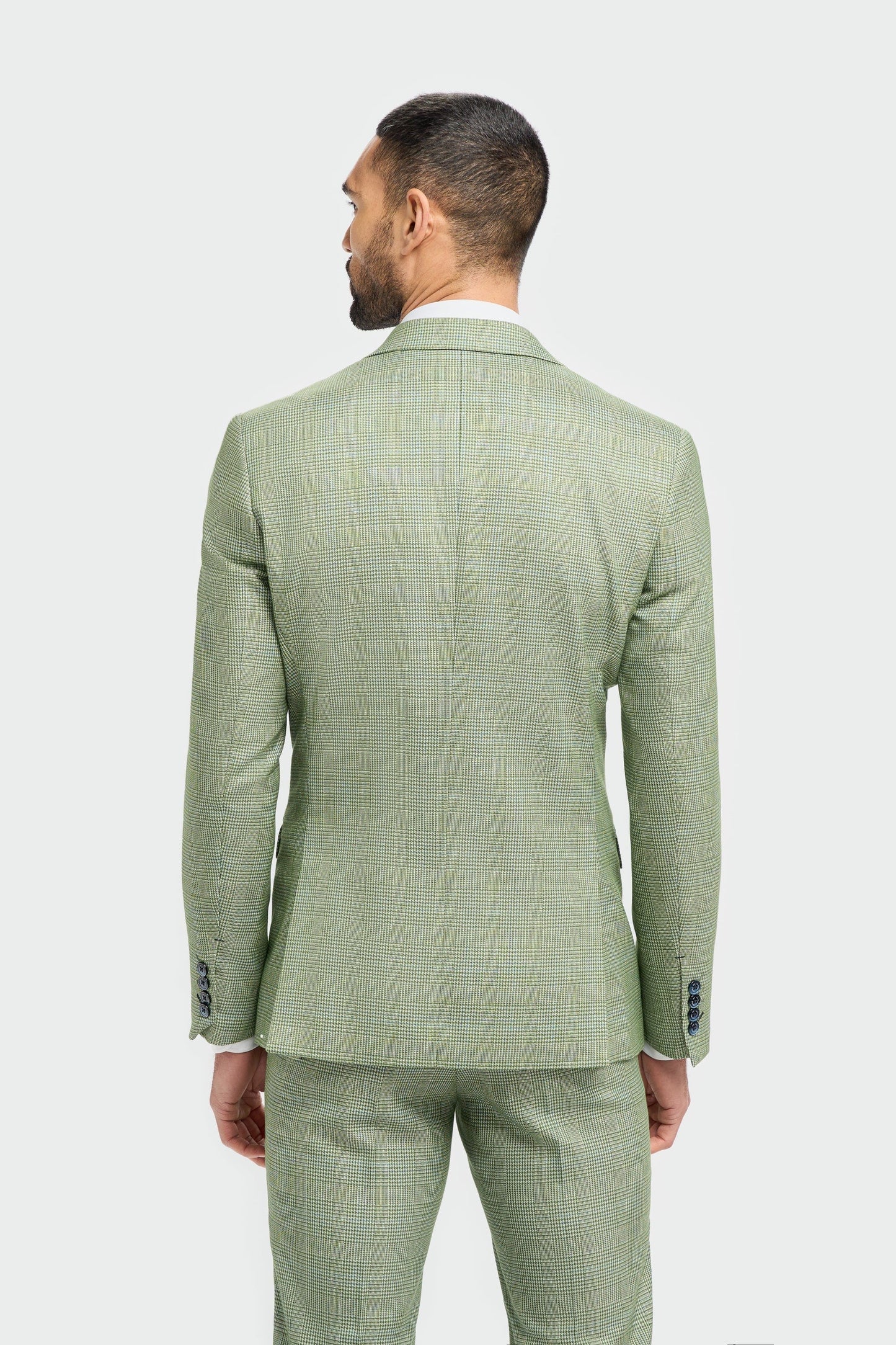 CAVANI CARIDI SAGE CHECK BLAZER