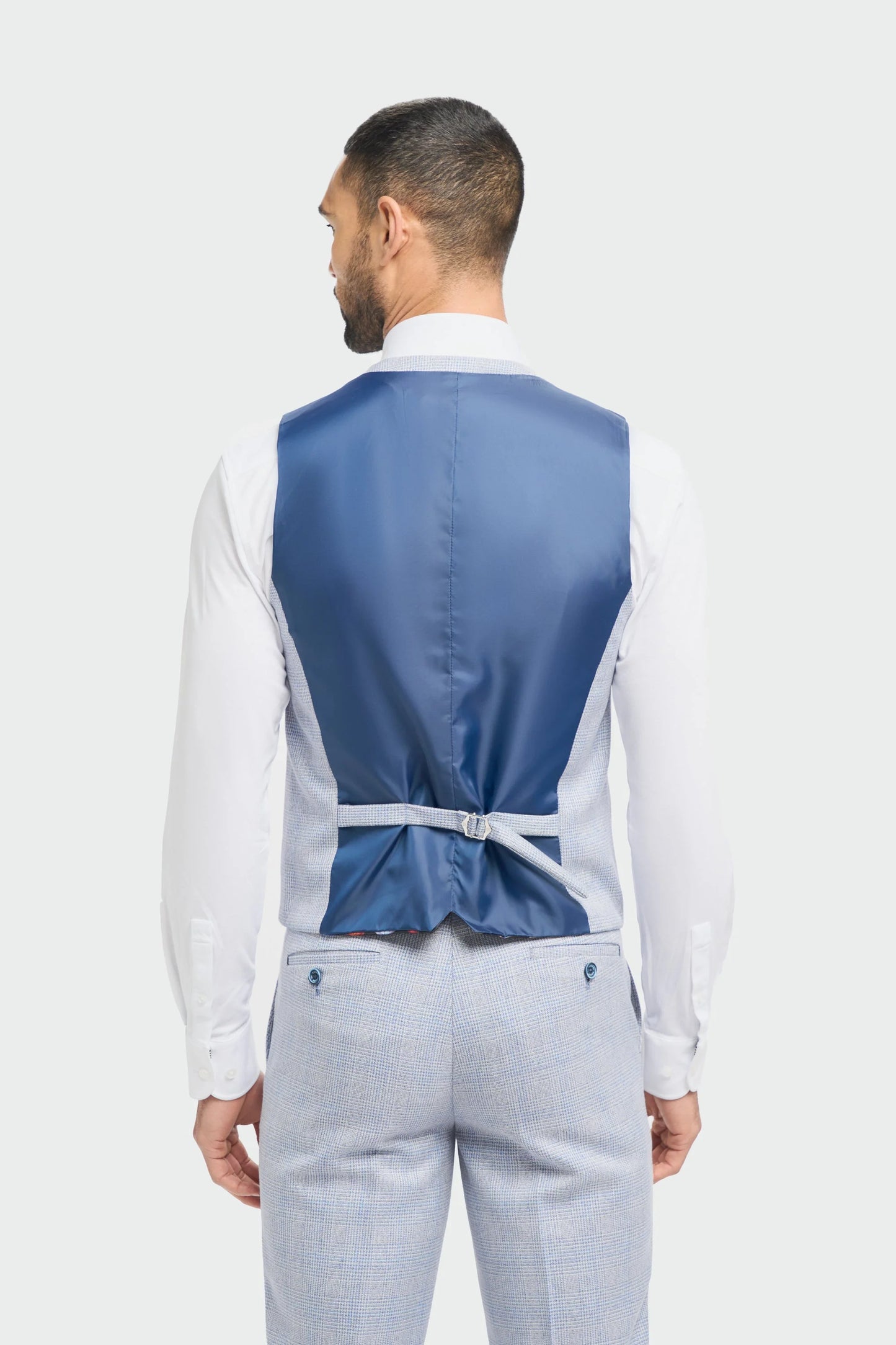Cavani Caridi Sky Blue Waistcoat