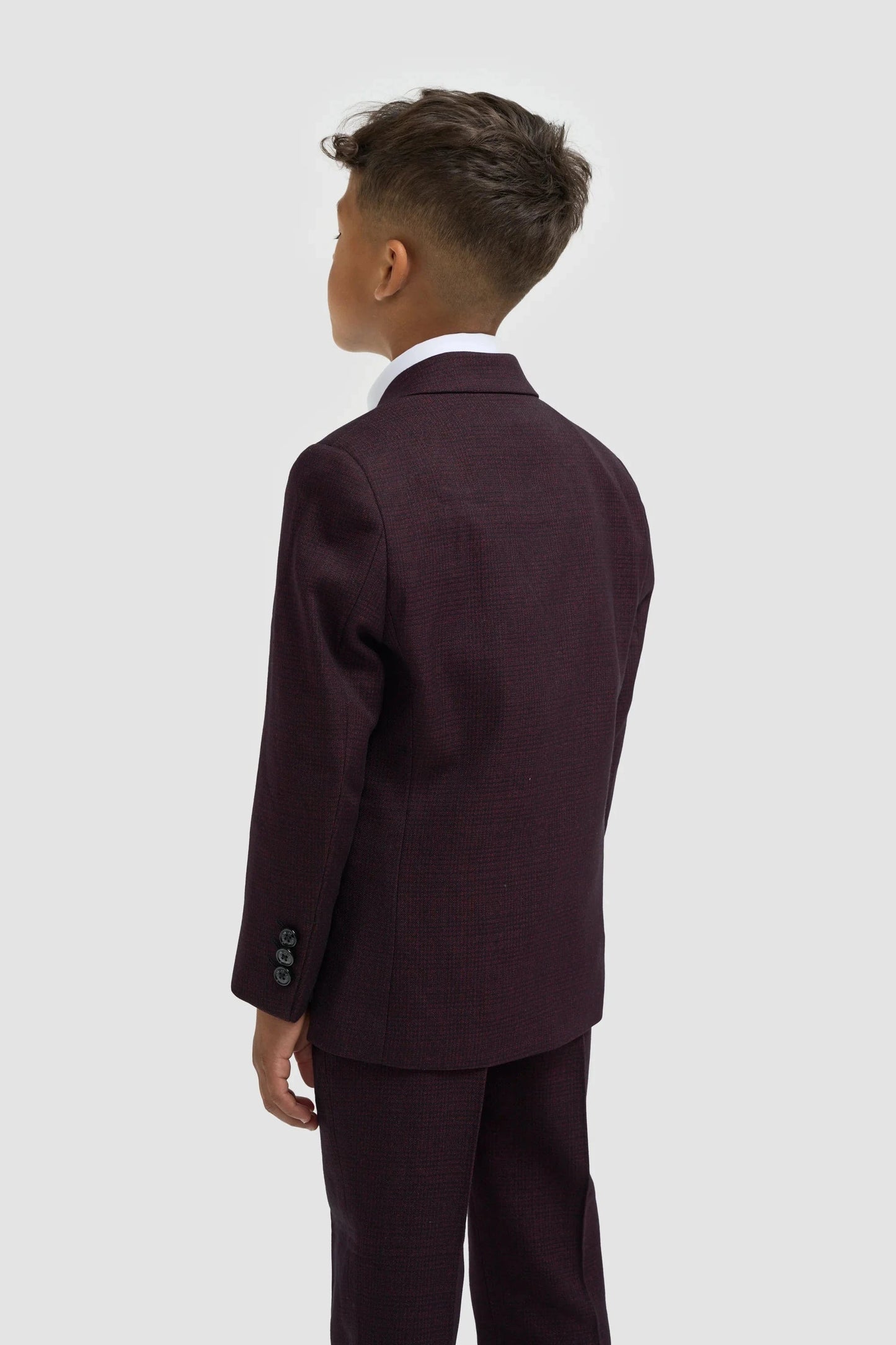 Cavani Caridi Wine Boys 3-Piece Suit
