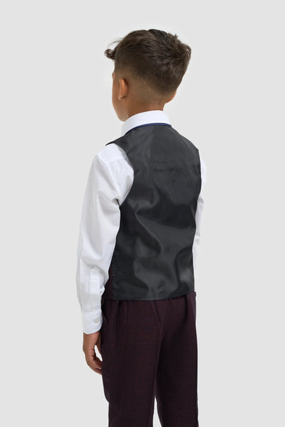 Cavani Caridi Wine Boys 3-Piece Suit