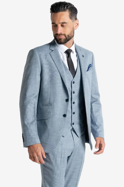 EDWARD PASTEL BLUE 3-PIECE SUIT