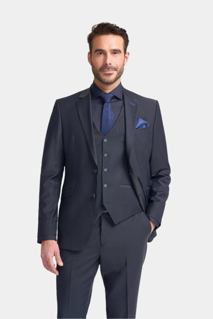 BOND MIDNIGHT NAVY 3-PIECE SUIT