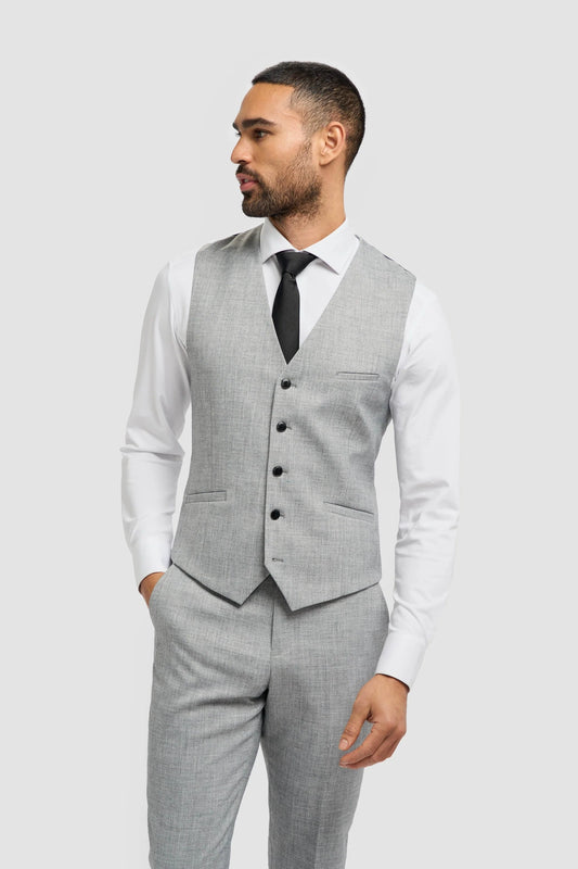 Cavani Malibu Grey Waistcoat