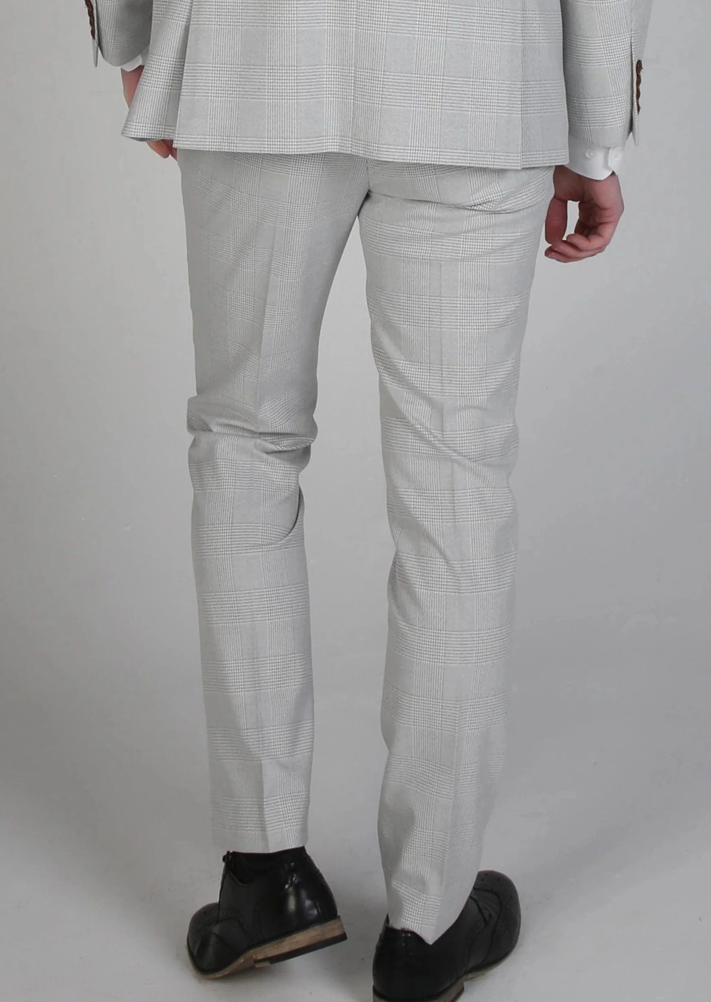 MARK STONE CHECK TROUSERS