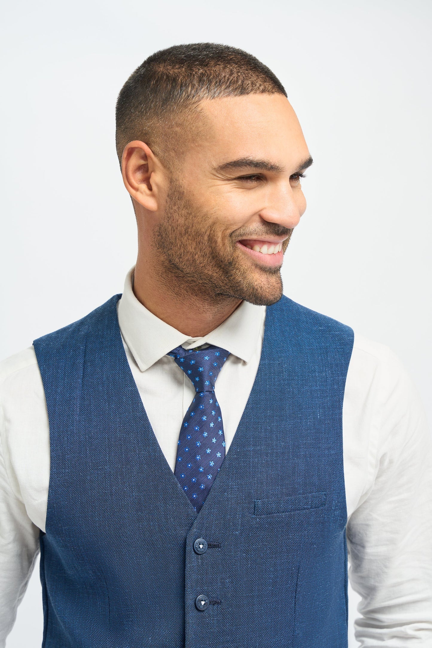 Cavani Miami Blue Waistcoat