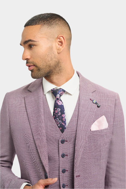Cavani Miami Lilac Three Piece Suit