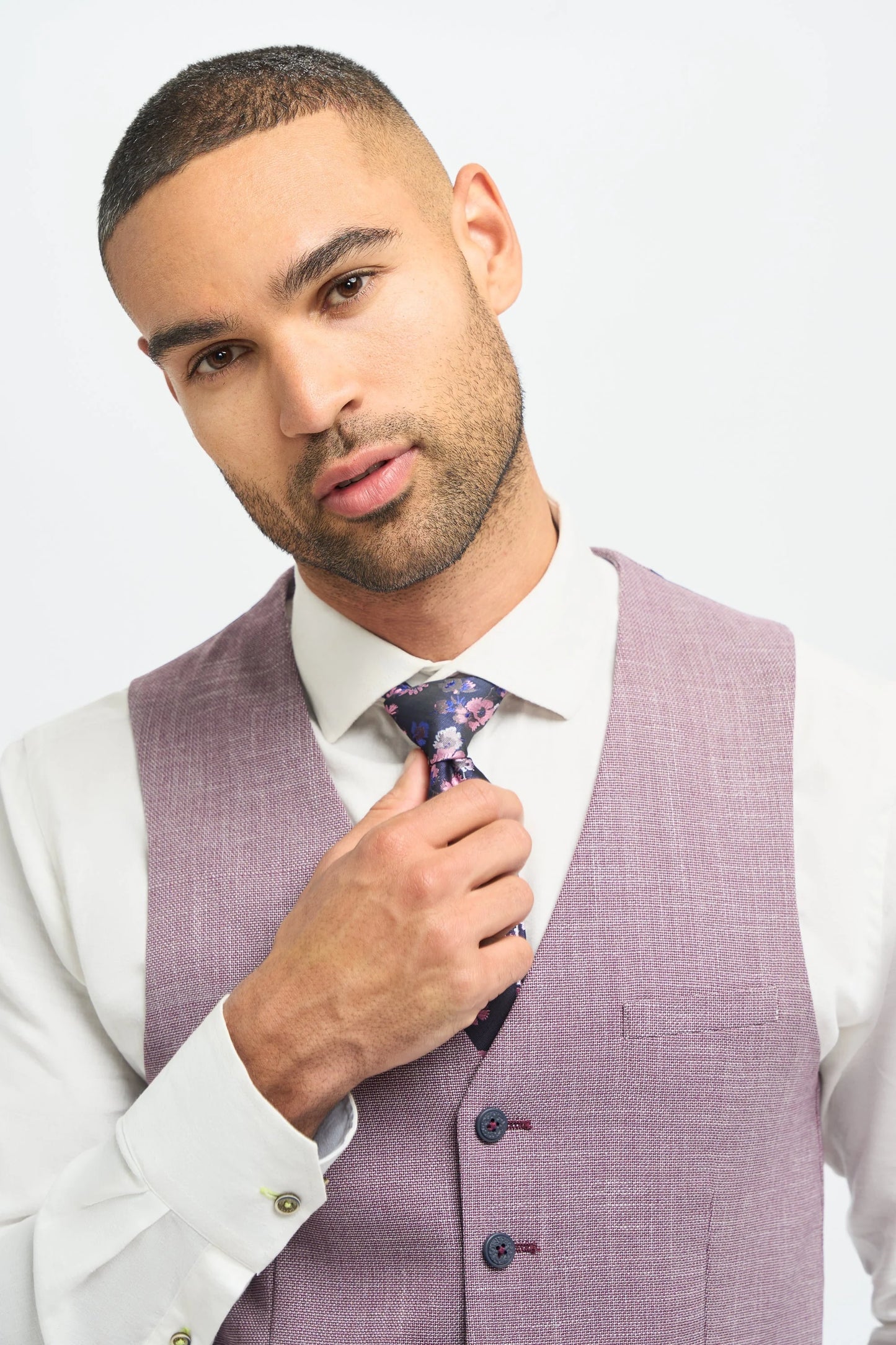 Cavani Miami Lilac Waistcoat