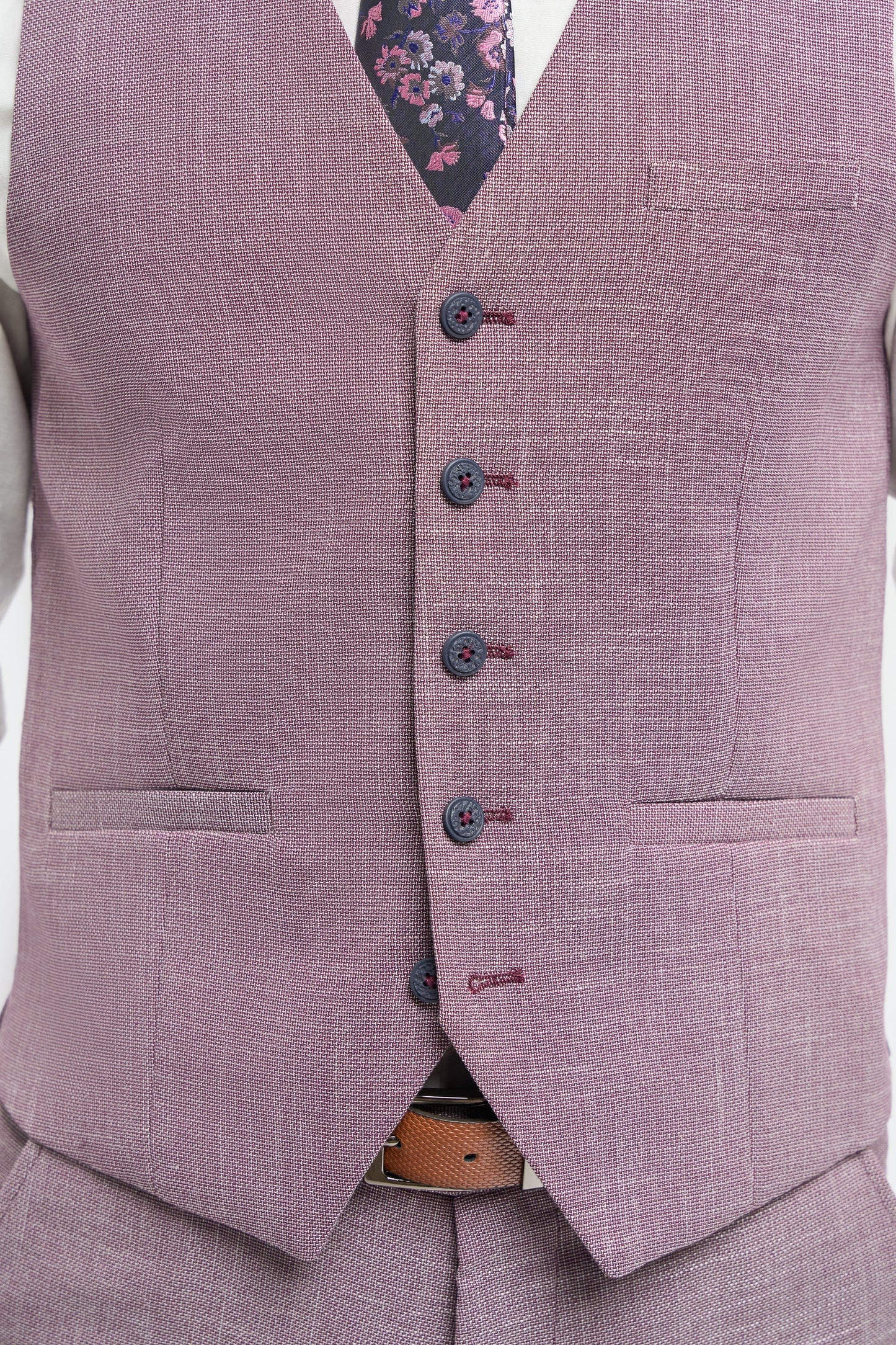 Cavani Miami Lilac Waistcoat