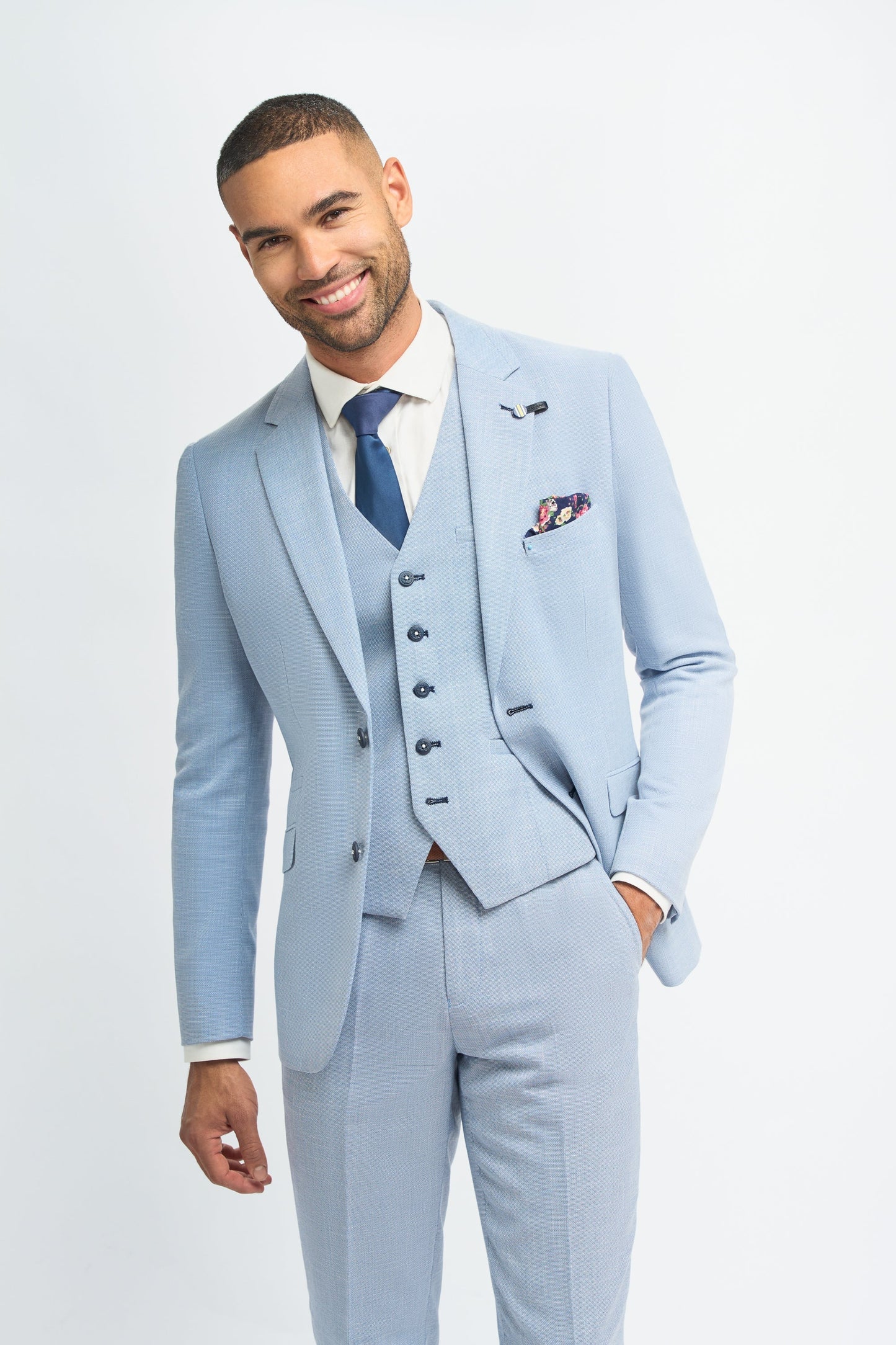 Cavani Miami Sky Blue Blazer