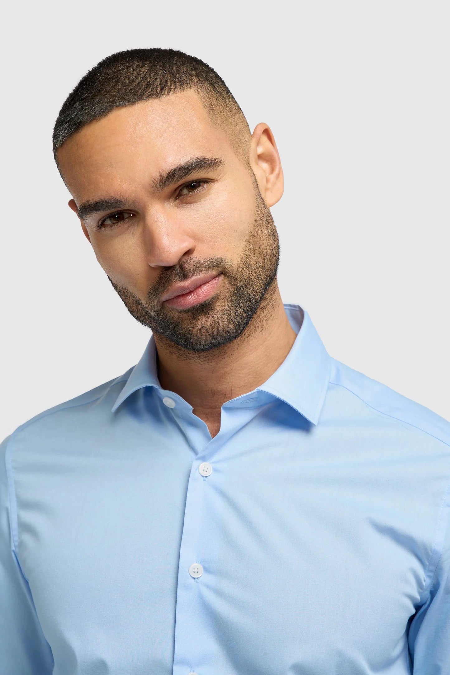 Cavani Miatti Sky Blue Tailored Fit Shirt