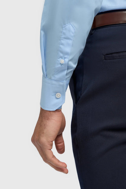Cavani Miatti Sky Blue Tailored Fit Shirt