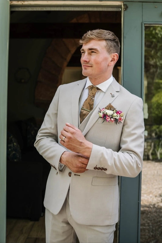 Paul Andrew Mayfair Stone Three Piece Suit