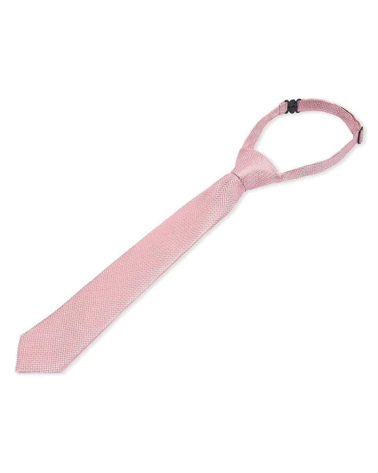 PAUL ANDREW BOYS PINK TEXTURED TIE