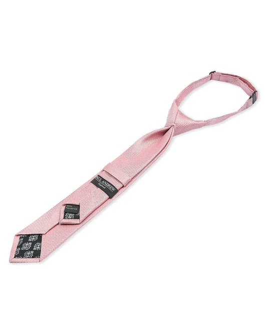 PAUL ANDREW BOYS PINK TEXTURED TIE