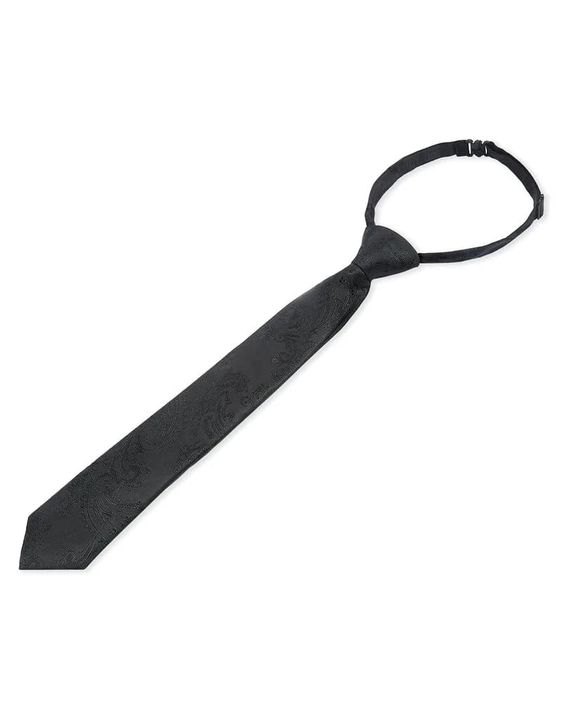 PAUL ANDREW BOYS NAVY PAISLEY TIE