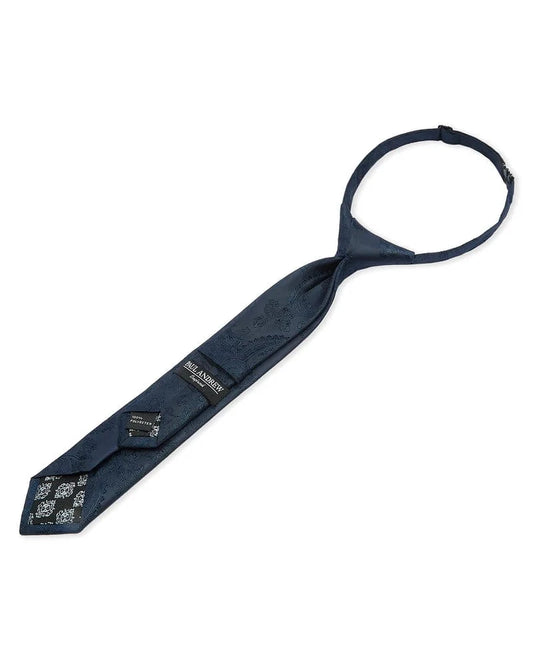 PAUL ANDREW BOYS NAVY PAISLEY TIE