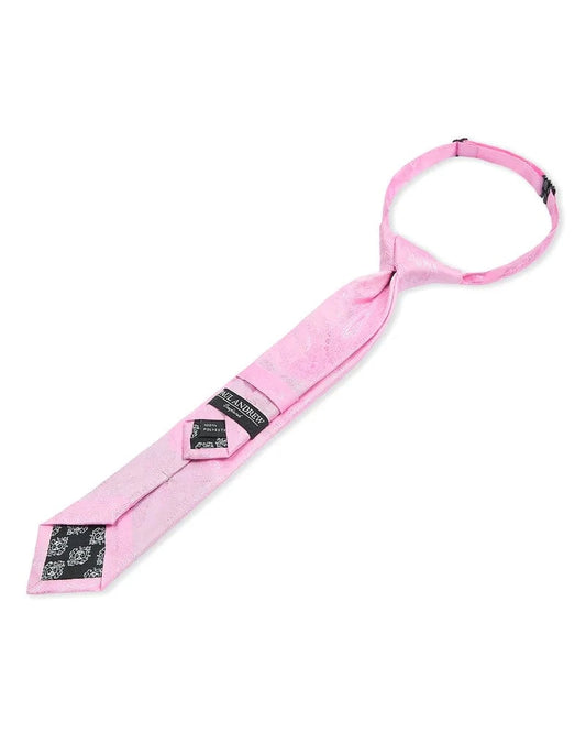 PAUL ANDREW BOYS PINK PAISLEY TIE