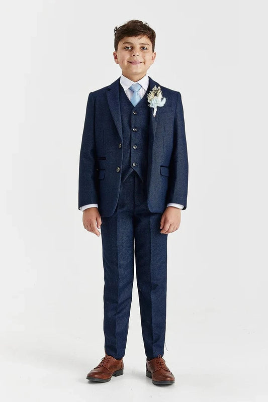 Paul Andrew Arthur Navy 3-Piece Suit