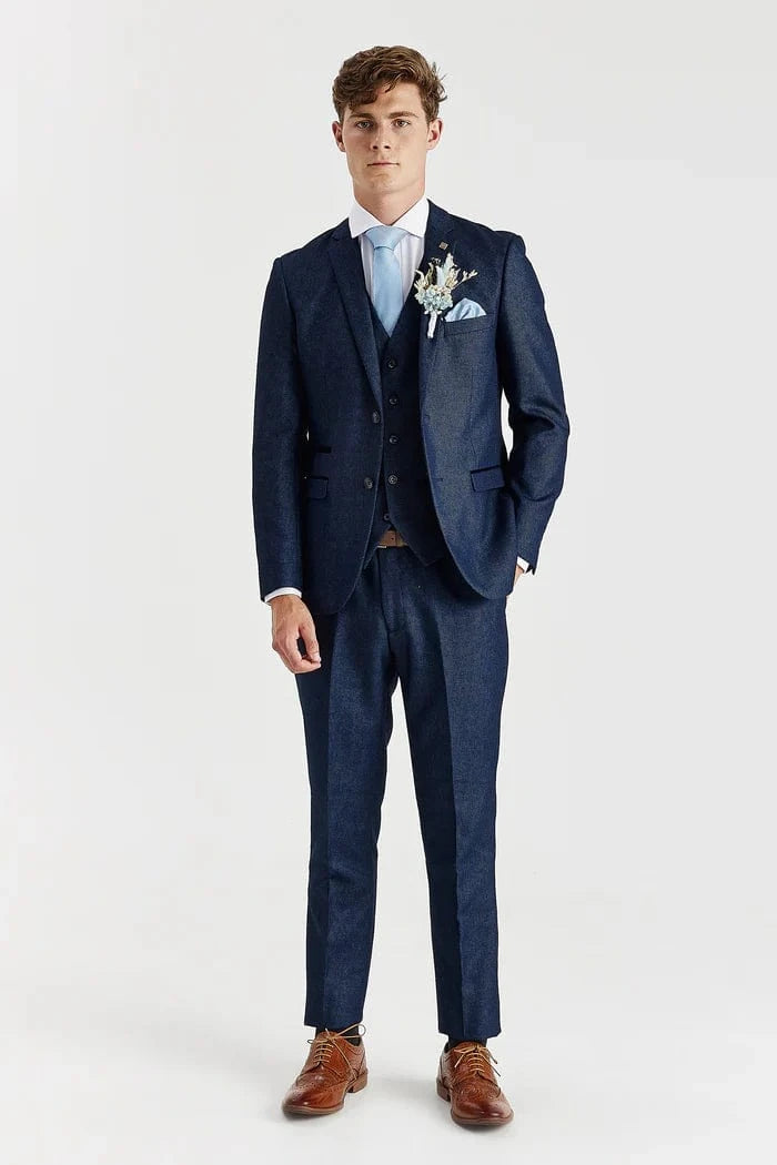 Paul Andrew Arthur Navy 3-Piece Suit