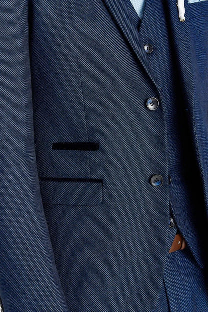 Paul Andrew Arthur Navy 3-Piece Suit
