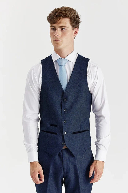 Paul Andrew Arthur Navy 3-Piece Suit