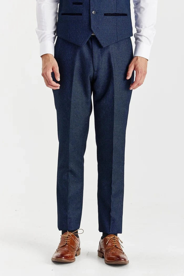 Paul Andrew Arthur Navy 3-Piece Suit