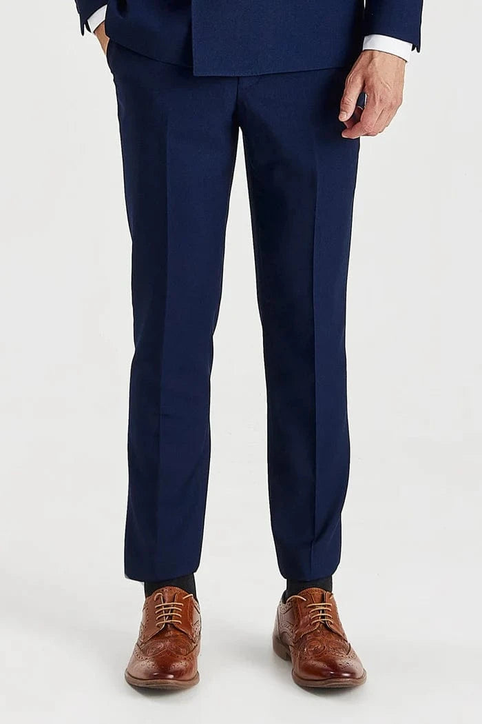 Paul Andrew Mayfair Navy Double-Breasted Suit