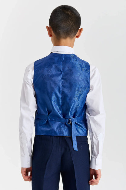 Paul Andrew Mayfair Navy Boys Three Piece Suit