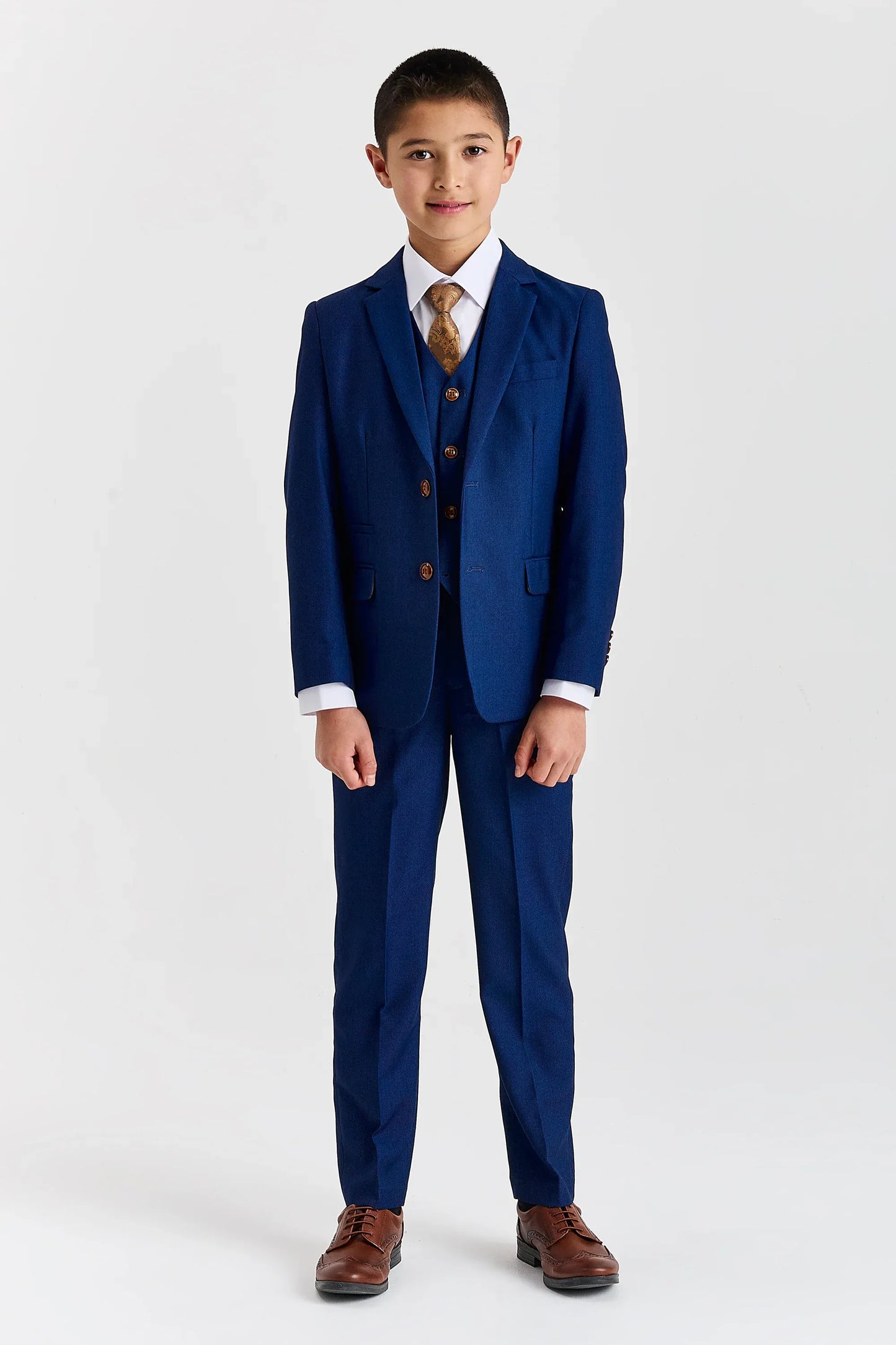 Paul Andrew Mayfair Blue Boys Three Piece Suit