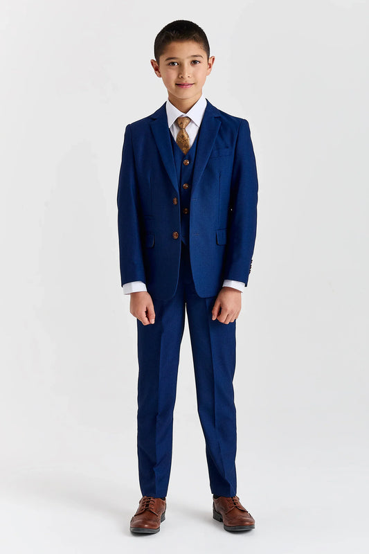 Paul Andrew Mayfair Blue Boys Three Piece Suit