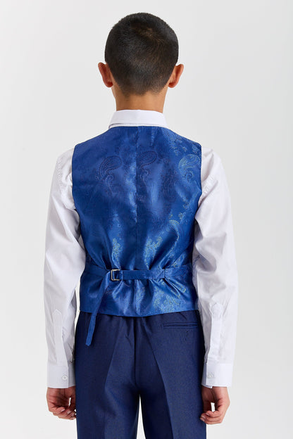 Paul Andrew Mayfair Blue Boys Three Piece Suit