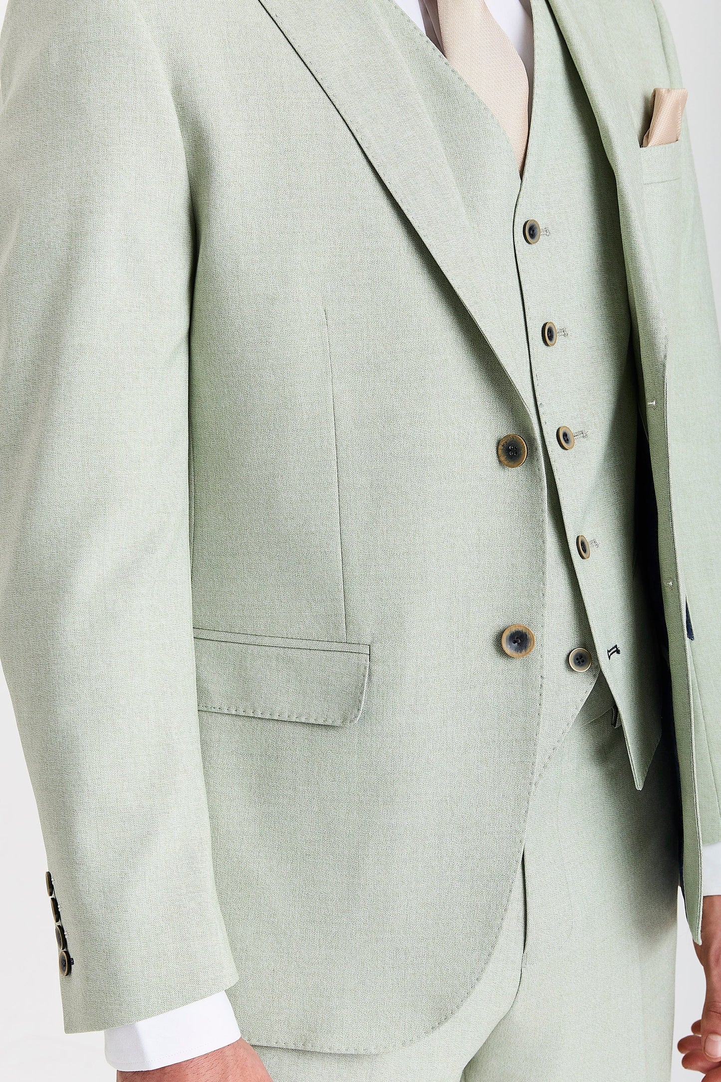 Paul Andrew Belmont Sage Three Piece Suit
