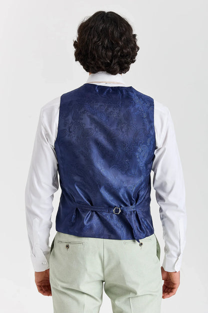 Paul Andrew Belmont Sage Three Piece Suit