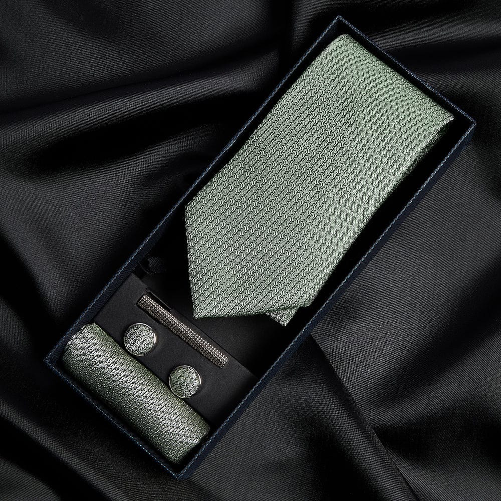 Paul Andrew Sage Textured Tie Set