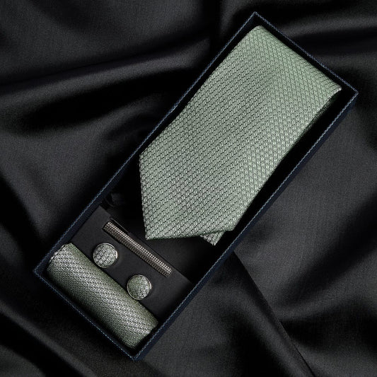 Paul Andrew Sage Textured Tie Set