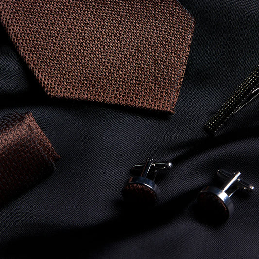 Paul Andrew Brown Textured Tie Set